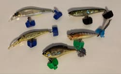 Retiring from bass fishingA collection of bass plugs, including sumlures, etc. - Thumbnail 5