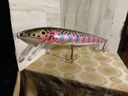Rare Rapala Rainbow Trout Lurer Approx. 30inches - Thumbnail 1