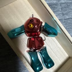 Fishing Lure Frog Products Wood Frogbot Plated Red Blue Mad Lad - Thumbnail 1