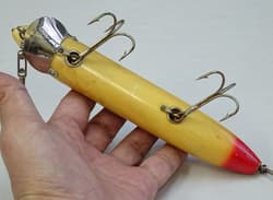 Heddon MUSKY VAMP 8inch R/W 1920's Old Lure Ship From Japan - Thumbnail 9
