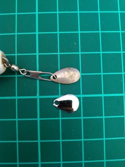 Tiny Colorado Blade 0 Silver  Hopper S Per Frog Crap Shooter Hellbender Catfish - Thumbnail 10