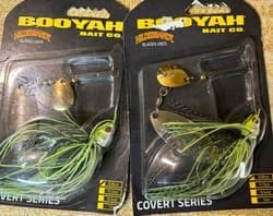 4 Booyah Covert Spinnerbaits 3/8oz.Willowleaf - Thumbnail 7