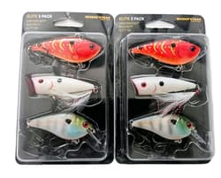 (Set of 2) Booyah Elite 3 Pack Hardbait Fishing Lure Kits 6 Lures In Set New  - Thumbnail 3