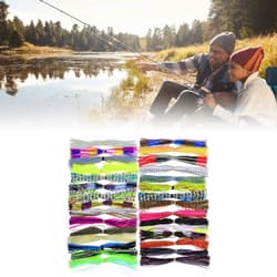 Jig Skirts Buzzbaits Jig Squid Skirt Fly Tying Materials Fishing Accessories - Thumbnail 2