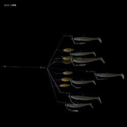 GEECRACK Stealth Seven #003 Combi Alabama Rig for Bass Lure, Used - Thumbnail 2