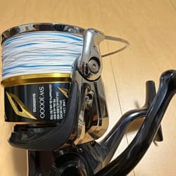 Shimano Stella SW 30000 Spinning Reel Black/Gold Used Excellent Condition - Thumbnail 3