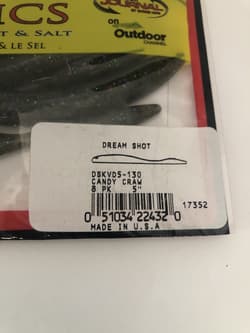  Strike King Fishing Perfect Plastics 5" Dream-Brand New-SHIPS N 24 HOURS - Thumbnail 4