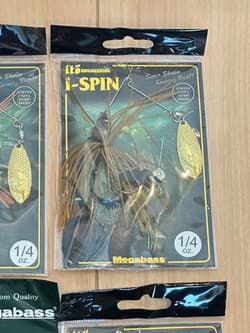 Megabass Spinnerbait V3 Bullet Shad, i-Spin set of 4, i-spin - Thumbnail 3