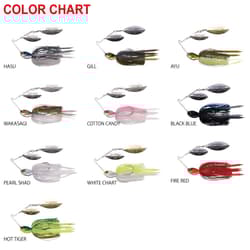 Megabass SV-3 1/2oz White Chart double willow Spinnerbait Yuki Ito New Japan - Thumbnail 5