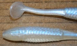 5" Swim Minnow Alewife Paddle Tail Swimbait Trailer for A Rig 50 pack Bulk Bag - Thumbnail 7