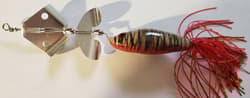 05 / HANMADE DOUBLE BLADED BUZZBAIT. BASS, NORTHERN PIKE, MUSKIE/ MUSKY. - Thumbnail 2