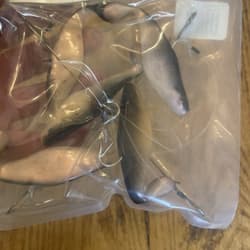 7” Umbrella Rig 4 Arm With 4” Shad (5)  Pearl Black New In Package McKala Fishin - Thumbnail 16