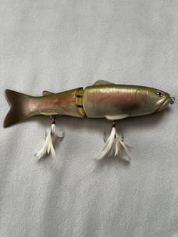 Deps SLIDE SWIMMER 250 SS Rare Rainbow Trout Color Limited Edition Swimbait - Thumbnail 4