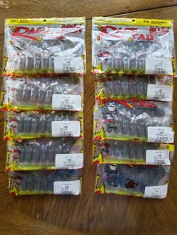 Lot of 10 Strike King Rage Tail Rage Chunk, 3", 4" - Thumbnail 1