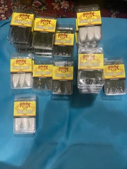 56 Packs STRIKE KING ~ 3-3/4” Gurgle Toad Bass  Fishing Lures Bait Mixed Color - Thumbnail 1