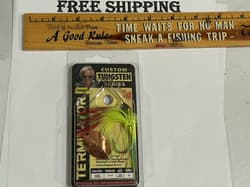 JIMMY HOUSTON MODEL DISCONTINUED 7/16OZ. TERMINATOR CUSTOM TUNGSTEN SPINNERBAIT - Thumbnail 1