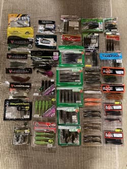 Worm lot sale, , Issei, Gary Yamamoto, Gan Craft, Raid Japan, Bass fishing - Thumbnail 1