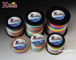 NEW KUROSAWA PE Fishing Line X-CORE multicolor 1000m 8strands No.20 200lb/90.7kg - Thumbnail 5