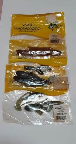 Fishing Lure Worm set Gary Yamamoto Jackall and others used - Thumbnail 5