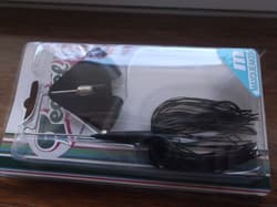 Teckel Maxqueaker Squeaky Buzzbait 1/2oz. 007 Solid Black Squeaky Dolphin - Thumbnail 1