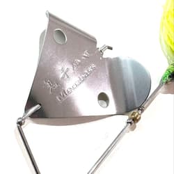 Megabass Jamaica Boa JR Buzzbait 3/8oz Green Used Lure - Thumbnail 5