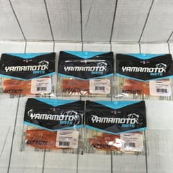 Gary Yamamoto Shad Shape Worm 3 inch 5 piece set t3382 - Thumbnail 1