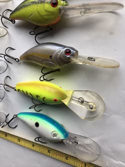 Strike King Bomber Norman Manns Deep Diving Crankbait Fishing Lure Lot Of 10 S10 - Thumbnail 5
