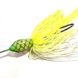 Megabass Jamaica Boa JR Buzzbait 3/8oz Green Used Lure - Thumbnail 2