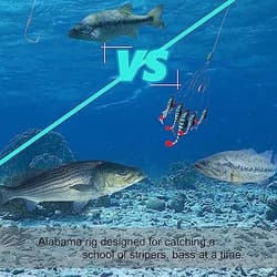 Alabama Rig Kit 5 Arms Alabama Umbrella Rig Bass Fishing Kit a Rig Type a - Thumbnail 6