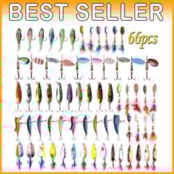 Lifelike Soft Swimbaits Feather Tail Lures Set - Thumbnail 1