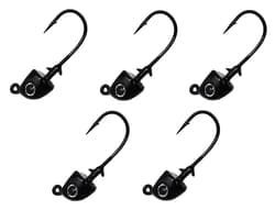 Reaction Tackle Tungsten Swimbait Jig Heads - 3D Eyes, Sharp Hooks, Bass Fishing - Thumbnail 1