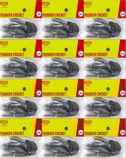 (12) Strike King 3/4 Oz Thunder Cricket Bladed Vibrating Jigs Mouse Brand New - Thumbnail 1