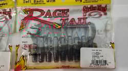 4 pkg Strike King Rage Ned Bug 2.5" Ned Rig Blue Craw Creature Bass Bait - Thumbnail 2