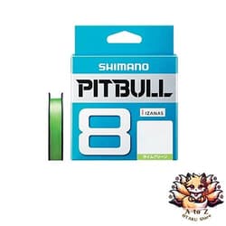NEW Shimano Pitbull PE Fishing Line 8-strand braid 150m 2.0 lime green 42.8lb - Thumbnail 1