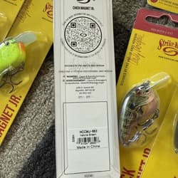 Lot of 12 New Assorted Strike King Chick Magnet  JR Crankbait Fishing Lure - Thumbnail 9