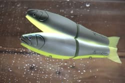 LIMITED Roman Made Negotiator from Japan Glide wood swimbait rare lure NIP HTF 8 - Thumbnail 6