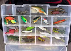 Large Walleye Tackle Box (6 Boxes, Plus 1 Small Empty). Rapala, Michigan Stinger - Thumbnail 6
