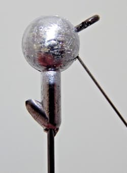 (25) 1/4 oz 3/0 Weedless jighead wire FLAT EYE grub head swimbait Umbrella rig - Thumbnail 4