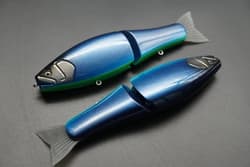 LIMITED Roman Made Negotiator from Japan Glide wood swimbait rare lure NIP HTF 9 - Thumbnail 5