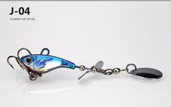 4PCS Metal VIB Fishing Lures 11g 8.8cm Spinnerbait Spoon Jigs Artificial Swim - Thumbnail 3