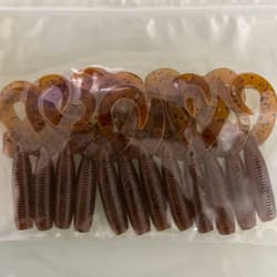 Imo Grub, Flappin' Grub Double Tail, Swim Senko, Gary Grub, Cut Tail - Thumbnail 3