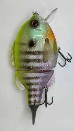 Limited Deps Bull Doze Jr. apan Glide Jointed Bluegill swimbait HTF NIP Rare JDM - Thumbnail 6