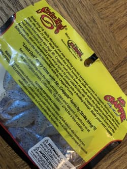 Mr Crappie Strike King Shadpole Curlytail Glimmer Blue - Thumbnail 5