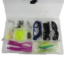 Fishing Accessories Lures Bait Hooks Tackle Box Set Kit - Thumbnail 1