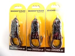 BOOYAH PAD CRASHER JR. - CRICKET FROG - 3 LURES - 634i - Thumbnail 1