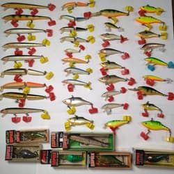 Rapala 43 pieces set total bulk sale - Thumbnail 1