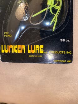 TUFF FIND!Unknown chatterbait,LIVING RUBBER SKIRT!!!spring Bil Lure Discontinued - Thumbnail 6