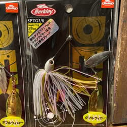 Berkley Spinnerbait 3/8oz DEX, Set of 2, Double Willow, Ghost Wakasagi - Thumbnail 3