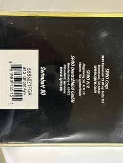 SPRO SWIMBAIT 80 Floater 8" GHOST AYU COLOR SSB80Z1FGA NIP FISHING LURE - Thumbnail 4