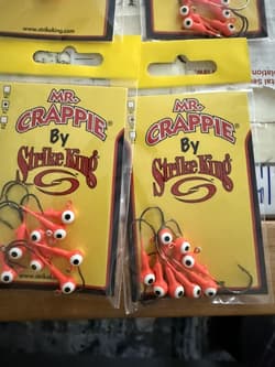 8X Strike King Mr. Crappie Jig Heads 8pk Crappie & Panfish Round Lead Head Jigs - Thumbnail 3